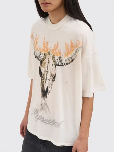 Represent T-shirt Men  In White