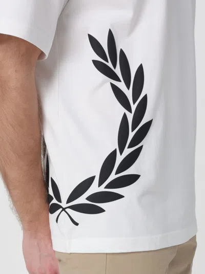 Fred Perry T-shirt Men  In White