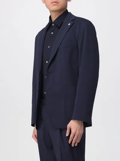 Manuel Ritz Jacket Men  In Blue