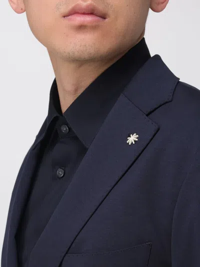 Manuel Ritz Jacket Men  In Blue