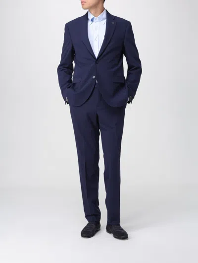 Manuel Ritz Suit Men  In Blue