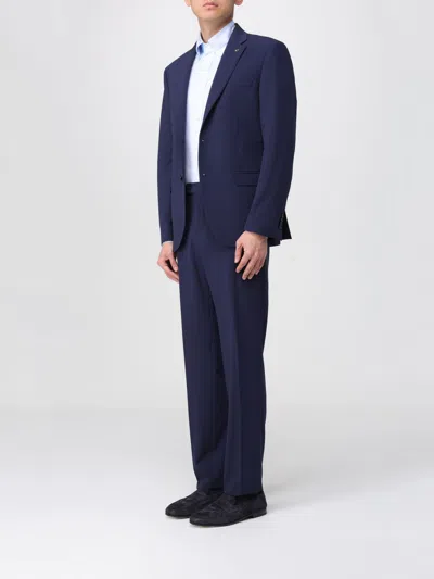 Manuel Ritz Suit Men  In Blue