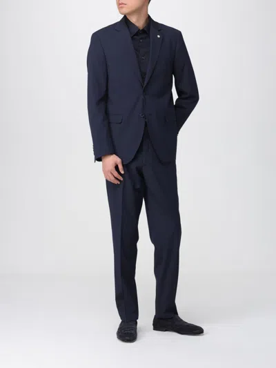 Manuel Ritz Suit Men  In Blue