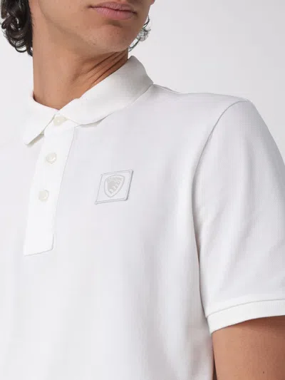 Blauer Blazer Men  In White