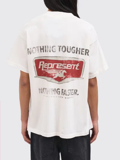 Represent T-shirt Men  In White
