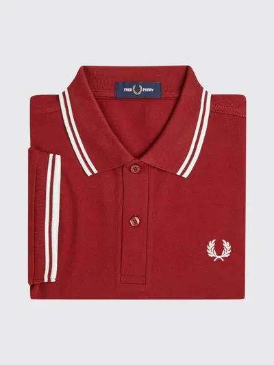 Fred Perry T-shirt Men  In Red
