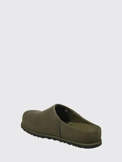 Ugg ® Men's Otzo Clog Nubuck Shoes In Burnt Olive In Green