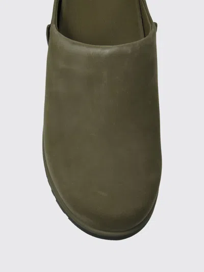 Ugg ® Men's Otzo Clog Nubuck Shoes In Burnt Olive In Green