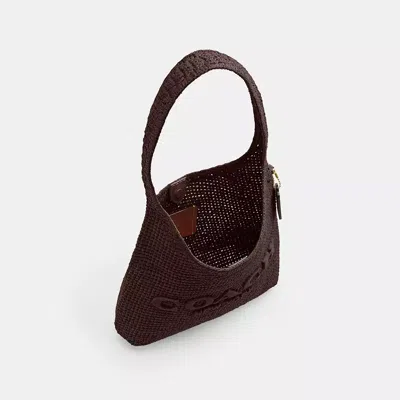 Coach Refined Weave Straw Brooklyn 28 In Maple