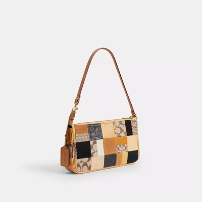 Coach Plaza Bag 25 With Patchwork In Brown
