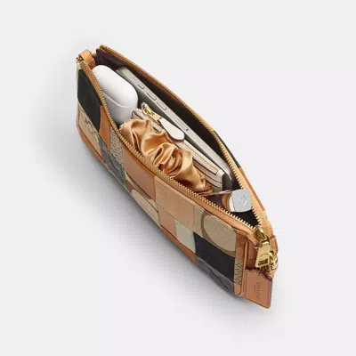 Coach Plaza Bag 25 With Patchwork In Brown