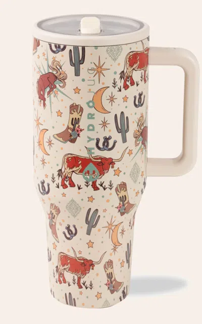Hydrojug Rodeo Print 32 oz Insulated Mug In Multi