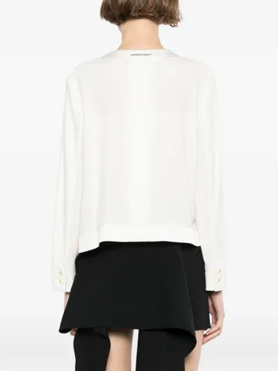 Undercover Double-breasted Jacket In White