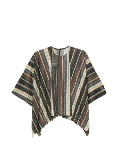 Siyu Zoe Striped-pattern Kaftan In Multi