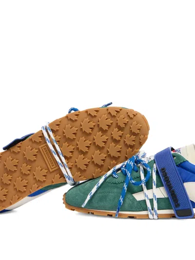 Dsquared2 Maple Leaf Strap Sneakers In Multi