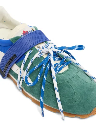Dsquared2 Maple Leaf Strap Sneakers In Multi