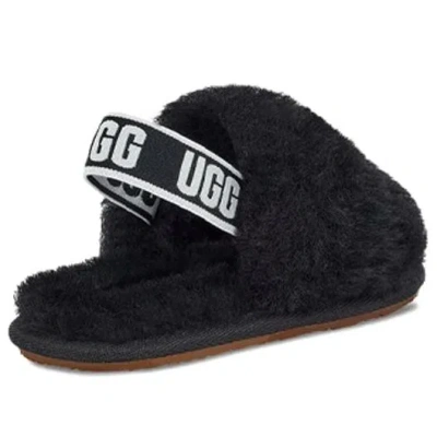 Ugg (td)  Fluff Yeah Slide 'black' In Multi