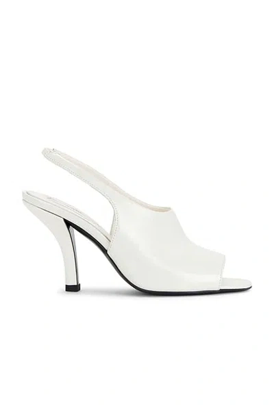 Totême Women White Slingback Heels, 7.5 Luxury Pumps & Heels For Women Darveys In White