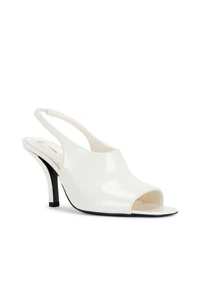 Totême Women White Slingback Heels, 7.5 Luxury Pumps & Heels For Women Darveys In White