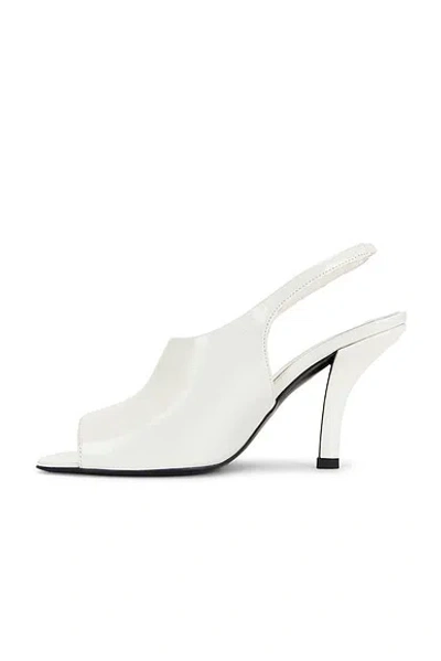 Totême Women White Slingback Heels, 7.5 Luxury Pumps & Heels For Women Darveys In White