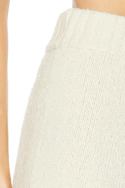By Malene Birger Rikka Knit Shorts Black White Color Block In Neutral