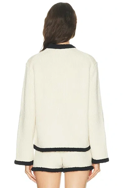 By Malene Birger Siena Sweater Black White Color Block In Neutral