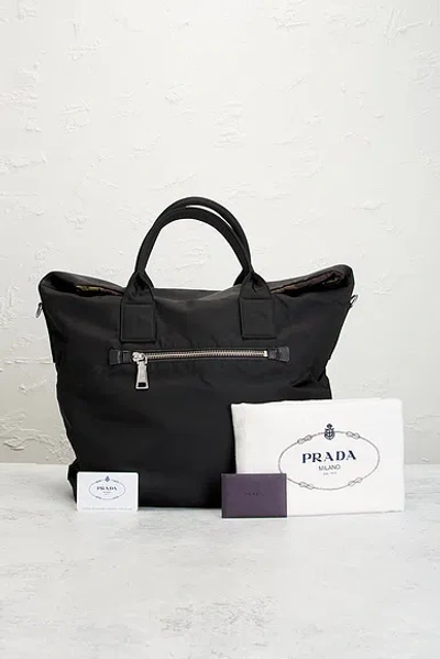 Pre-owned Prada Reversible Camouflage Handbag In Multi