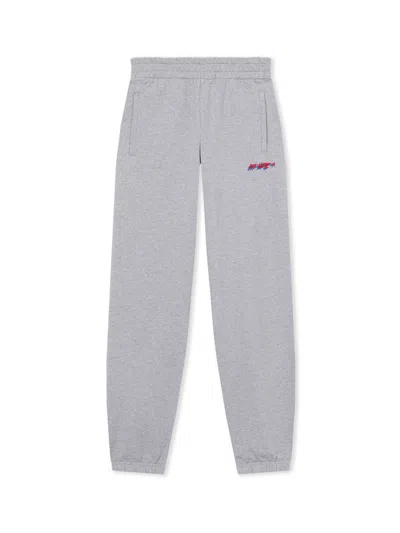 Off-white Shadow Cuff Sweatpants In Gray