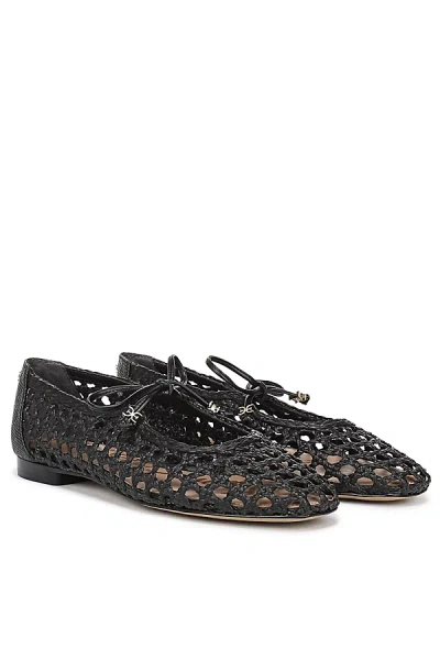Sam Edelman Marcie Woven Mary Jane Flats Black