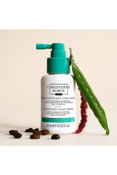 Christophe Robin Fortifying Scalp Serum With Amaranth Peptides In Transparent