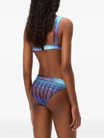 Missoni Patterned-knit Bikini In Multi
