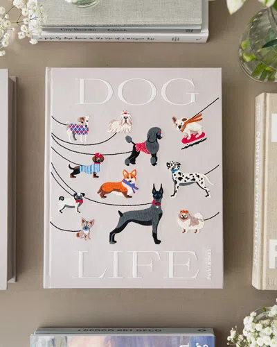 Printworks Embroidered Dog-motif Photo Album In Neutral