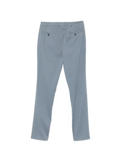Canali Button Chinos In Blue