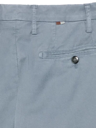 Canali Button Chinos In Blue