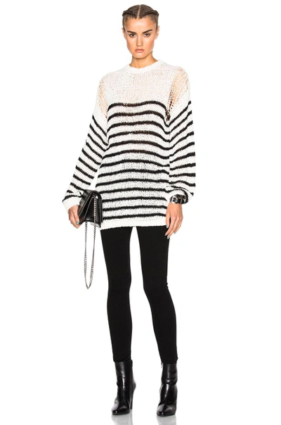 Shop Iro Lolita Sweater In Ecru & Black