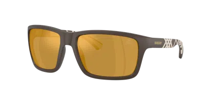 Burberry Rectangular-frame Sunglasses In Brown