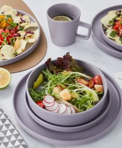 Stone Lain Cleo Dinnerware Collection In Black