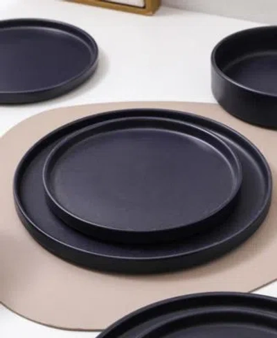 Stone Lain Cleo Dinnerware Collection In Black