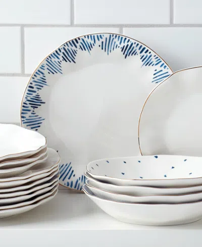 Lenox Blue Bay 12 Pc. Dinnerware Set, Service For 4 In Blue