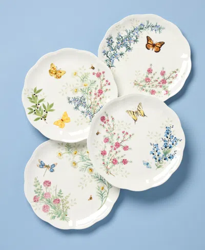 Lenox Butterfly Meadow Herbs 12 Pc. Dinnerware Set, Service For 4 In Multi