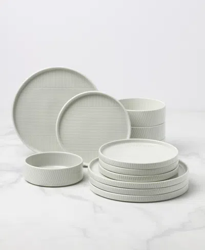 Lenox Modulus 12 Pc. Dinnerware Set, Service For 4 In Gray