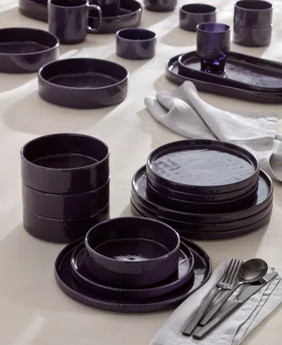 Lenox Modulus 12 Pc. Dinnerware Set, Service For 4 In Purple