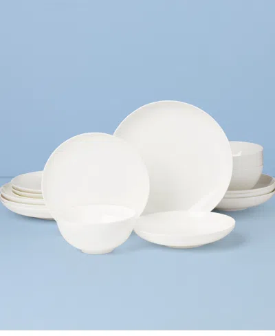 Lenox Studio 1414 Coupe 16-pc. Dinnerware Set In White