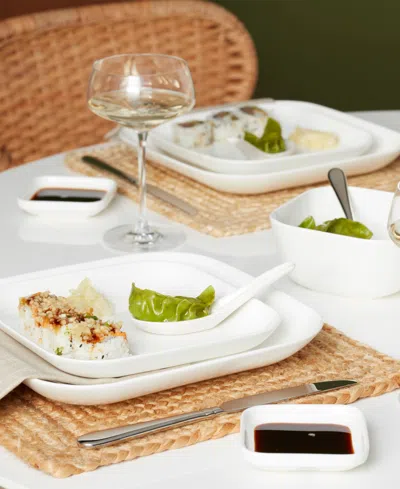 Lenox Studio 1414 Square 16-pc. Dinnerware Set, Service For 4 In White