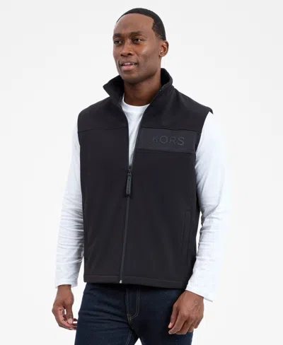 Michael Kors Men's Softshell Vest In Black