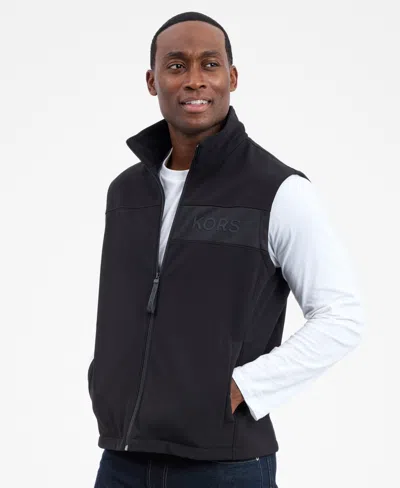 Michael Kors Men's Softshell Vest In Black