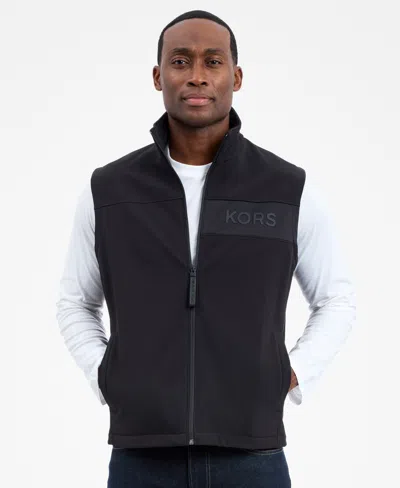 Michael Kors Men's Softshell Vest In Black