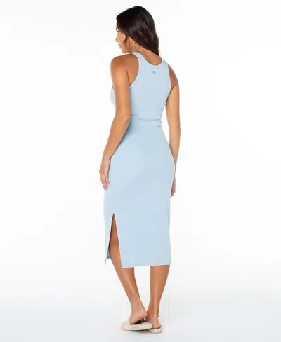 Roxy Emilia Racer Tank Midi Dress In Blue