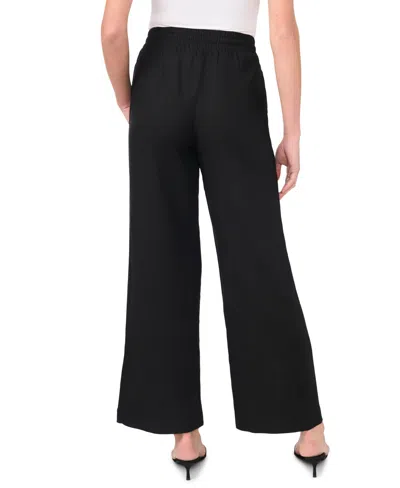 Cece Women's Pull-on Wide Leg Drawstring Pant In Black