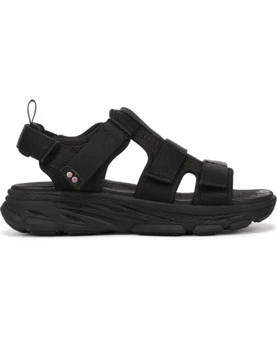Ryka Devotion Max T Strap Sandal In Black